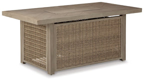 Beachcroft Outdoor Fire Pit Table Half Price Furniture