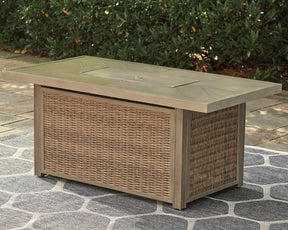 Beachcroft Fire Pit Table - Outdoor Fire Pit Table - Half Price Furniture