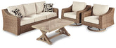 Beachcroft Outdoor Conversation Set Half Price Furniture