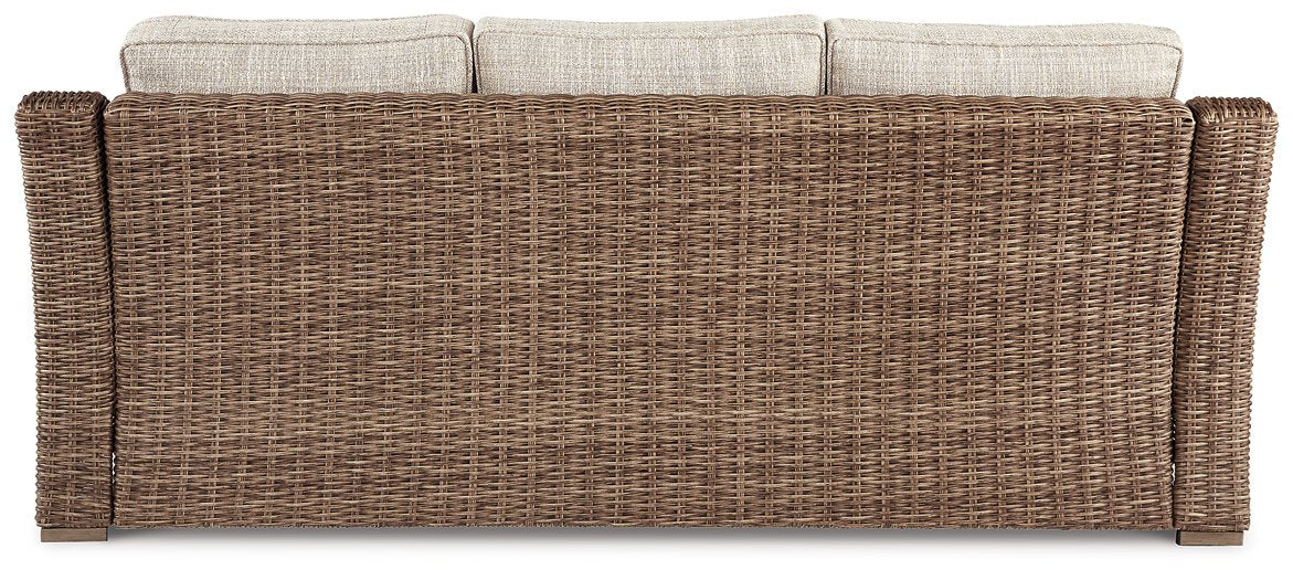 Beachcroft Outdoor Sofa with Cushion - Half Price Furniture