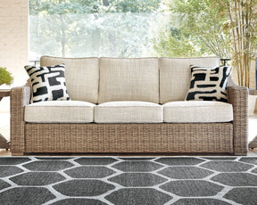 Beachcroft Beachcroft Nuvella Sofa with Coffee and End Table - Half Price Furniture