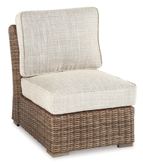 Beachcroft Outdoor Sofa, Lounge Chairs and Fire Pit - Half Price Furniture