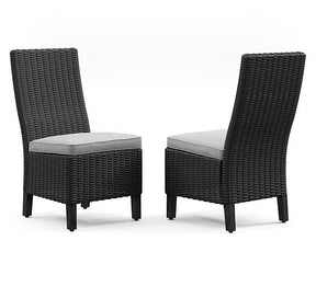 Beachcroft Outdoor Side Chair with Cushion (Set of 2) - Half Price Furniture