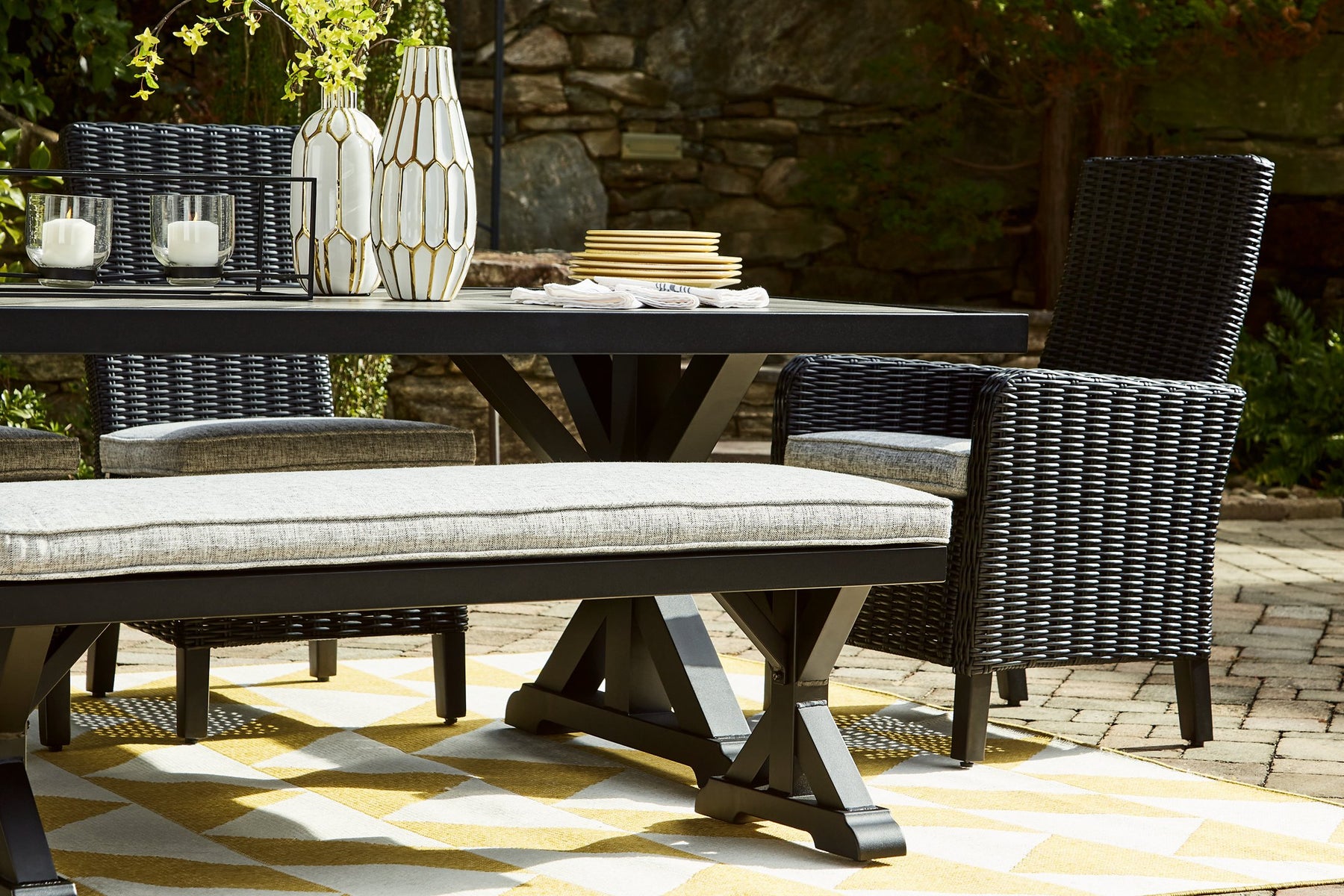 Beachcroft Outdoor Dining Table - Half Price Furniture