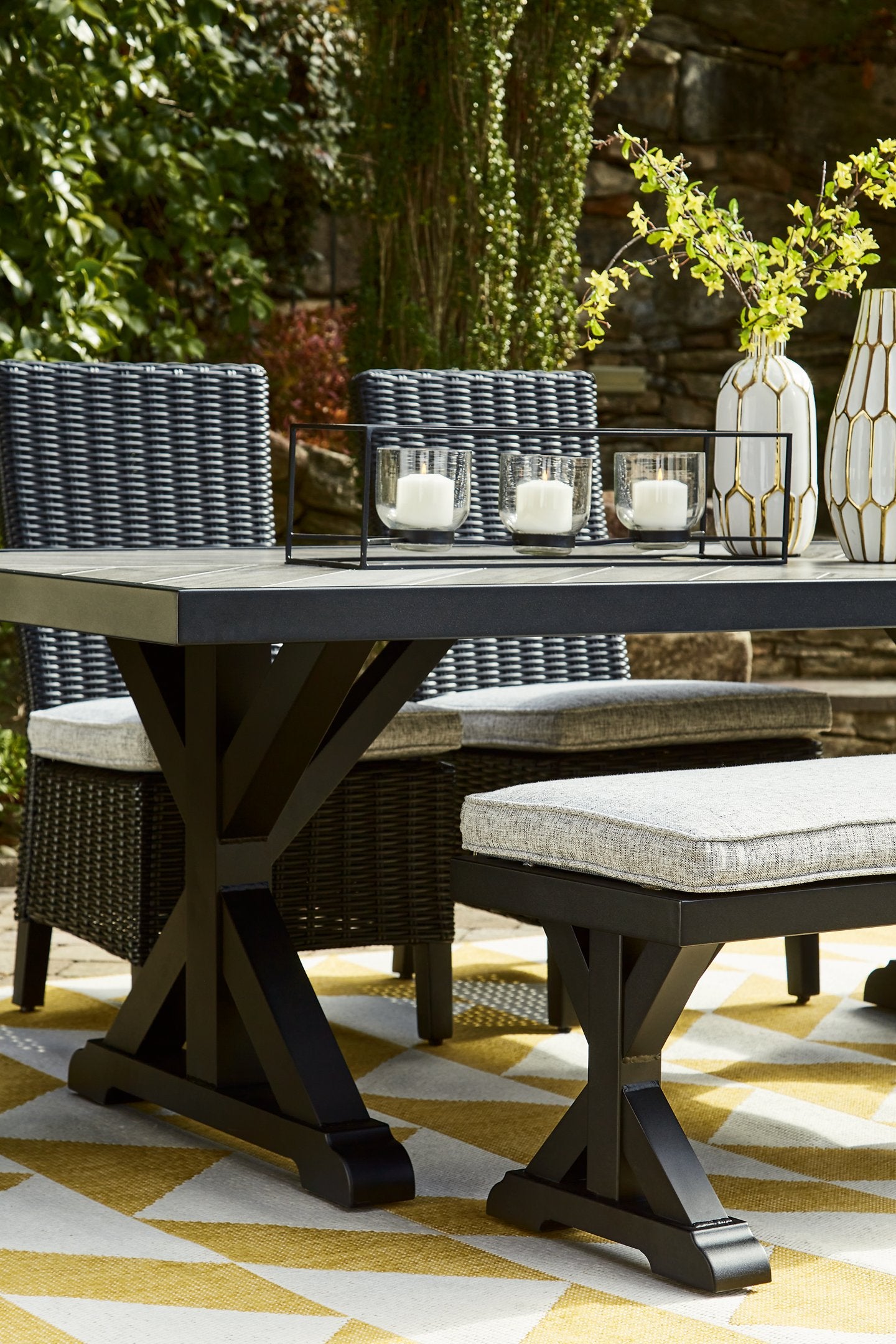 Beachcroft Outdoor Dining Table - Half Price Furniture