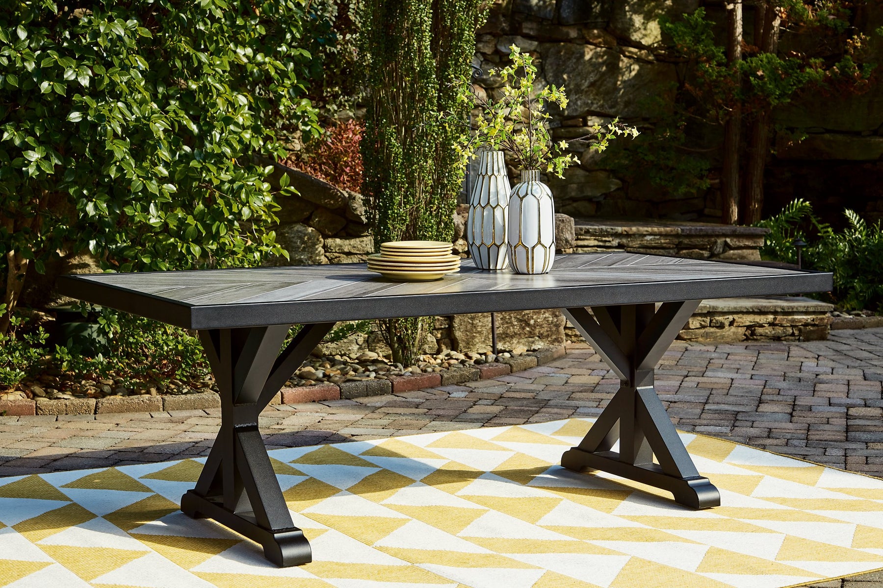 Beachcroft Outdoor Dining Set - Half Price Furniture