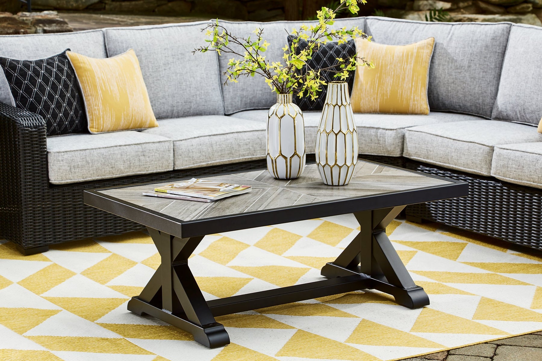 Beachcroft Outdoor Coffee Table - Half Price Furniture