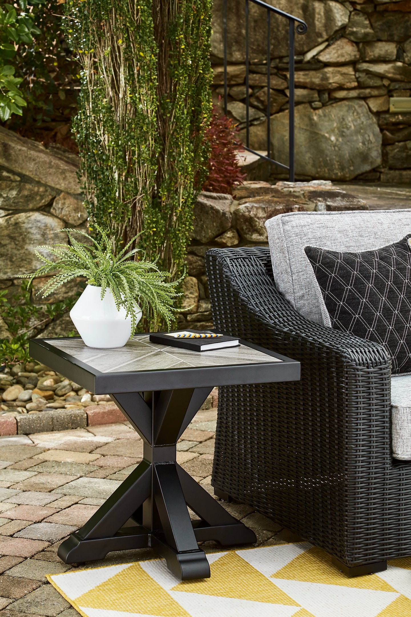 Beachcroft Outdoor End Table - Half Price Furniture