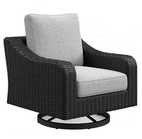 Beachcroft Outdoor Swivel Lounge with Cushion - Outdoor Seating - Half Price Furniture