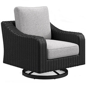 Beachcroft Outdoor Swivel Lounge with Cushion - Outdoor Seating - Half Price Furniture