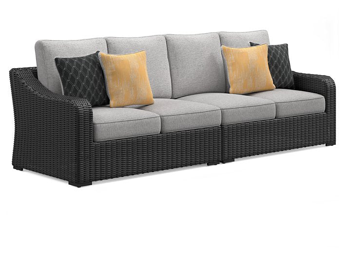 Beachcroft 2-Piece Outdoor Loveseat with Cushion - Half Price Furniture