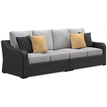 Beachcroft 2-Piece Outdoor Loveseat with Cushion - Half Price Furniture