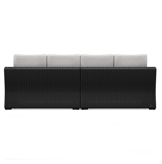 Beachcroft 2-Piece Outdoor Loveseat with Cushion - Half Price Furniture