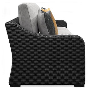 Beachcroft 2-Piece Outdoor Loveseat with Cushion - Half Price Furniture