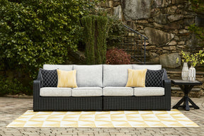 Beachcroft 2-Piece Outdoor Loveseat with Cushion - Half Price Furniture