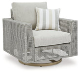 Seton Creek Outdoor Swivel Lounge with Cushion Half Price Furniture