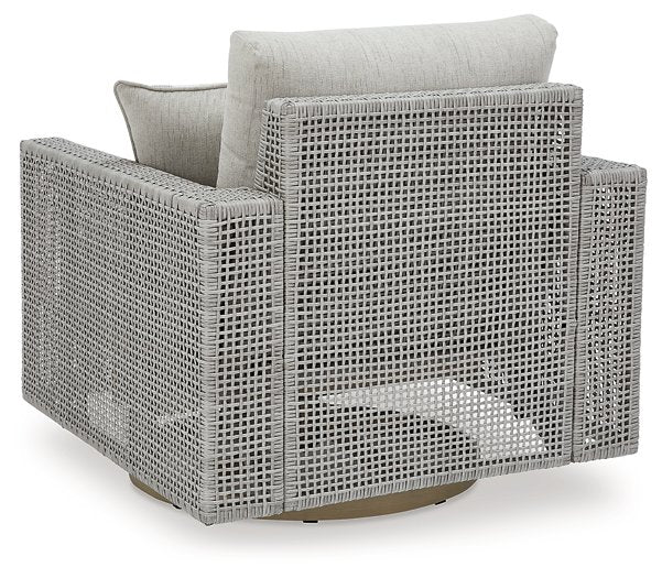 Seton Creek Outdoor Swivel Lounge with Cushion - Half Price Furniture