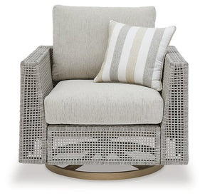 Seton Creek Outdoor Swivel Lounge with Cushion - Half Price Furniture