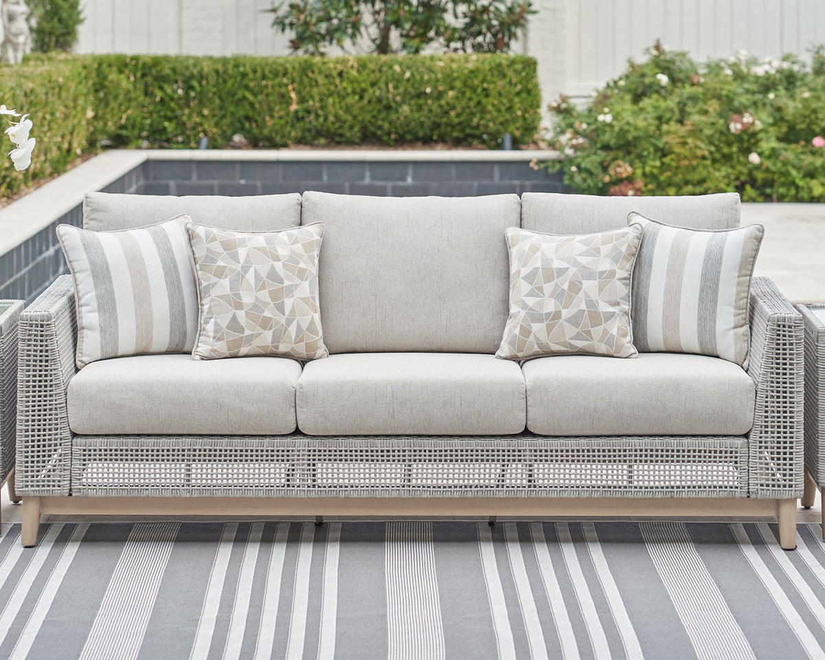 Seton Creek Outdoor Sofa with Cushion - Half Price Furniture