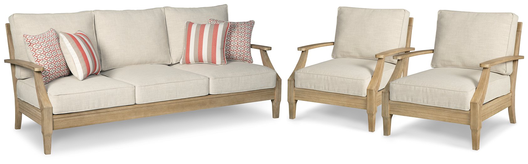 Clare View Outdoor Seating Set - Half Price Furniture