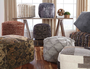 Adelphie Pouf - Half Price Furniture