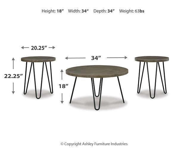 Hadasky Table (Set of 3) - Half Price Furniture