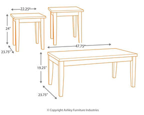 Theo Table (Set of 3) - Half Price Furniture