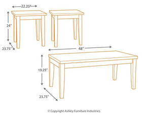 Maysville Table (Set of 3) - Half Price Furniture