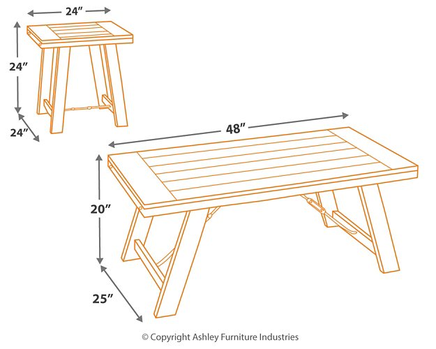 Noorbrook Table (Set of 3) - Half Price Furniture