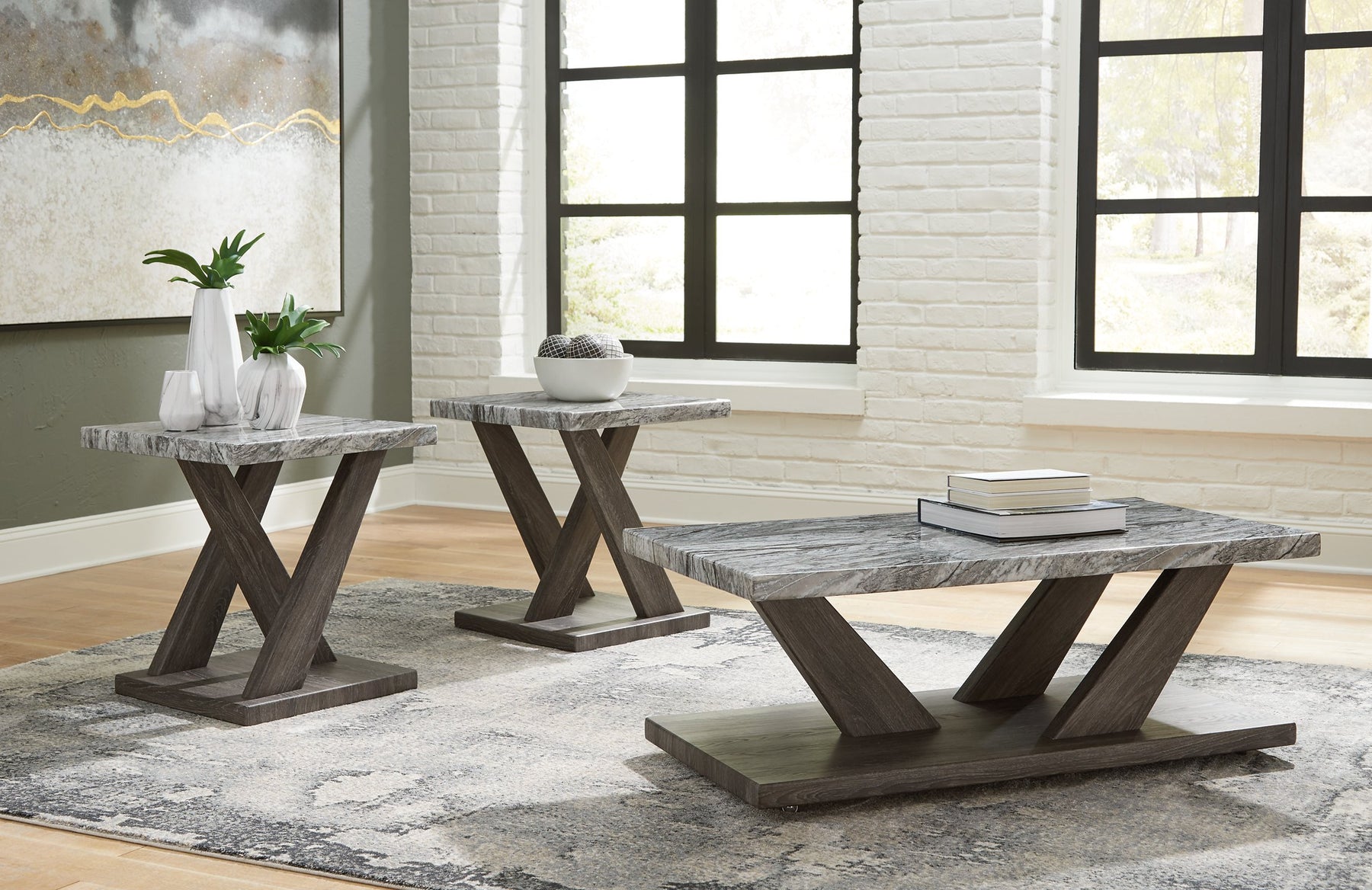 Bensonale Table (Set of 3) - Half Price Furniture