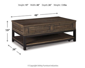 Johurst Coffee Table with Lift Top - Half Price Furniture