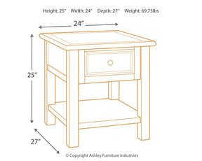 Bolanburg End Table - Half Price Furniture