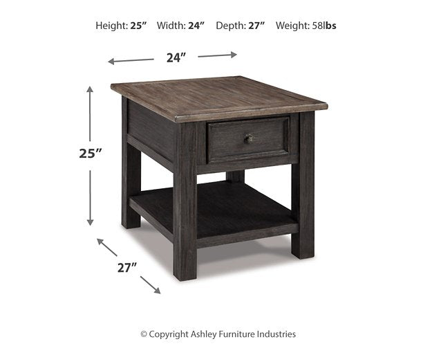 Tyler Creek End Table Set - Half Price Furniture