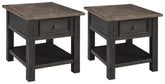 Tyler Creek End Table Set Half Price Furniture