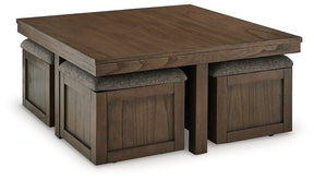 Boardernest Coffee Table with 4 Stools Half Price Furniture