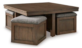 Boardernest Coffee Table with 4 Stools - Half Price Furniture