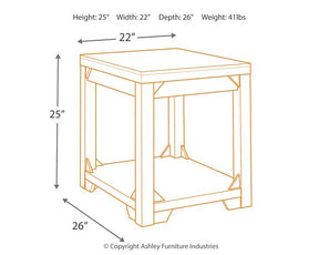 Fregine End Table - Half Price Furniture