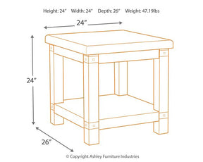 Carynhurst End Table - Half Price Furniture