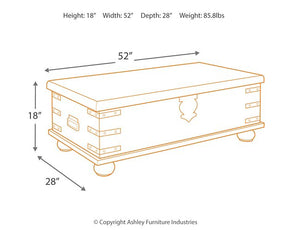 Carynhurst Coffee Table with Lift Top - Half Price Furniture