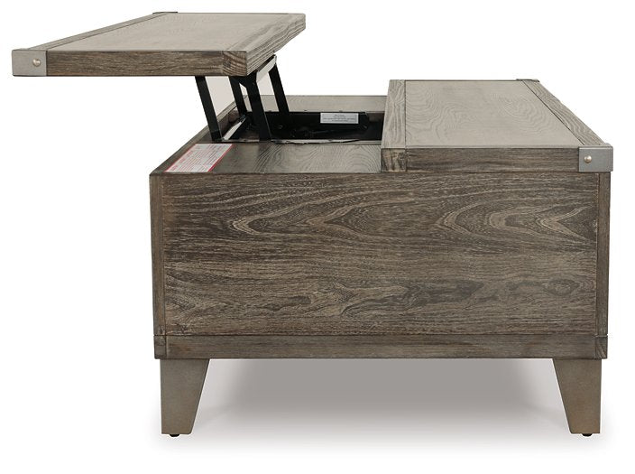 Chazney Coffee Table with Lift Top - Half Price Furniture