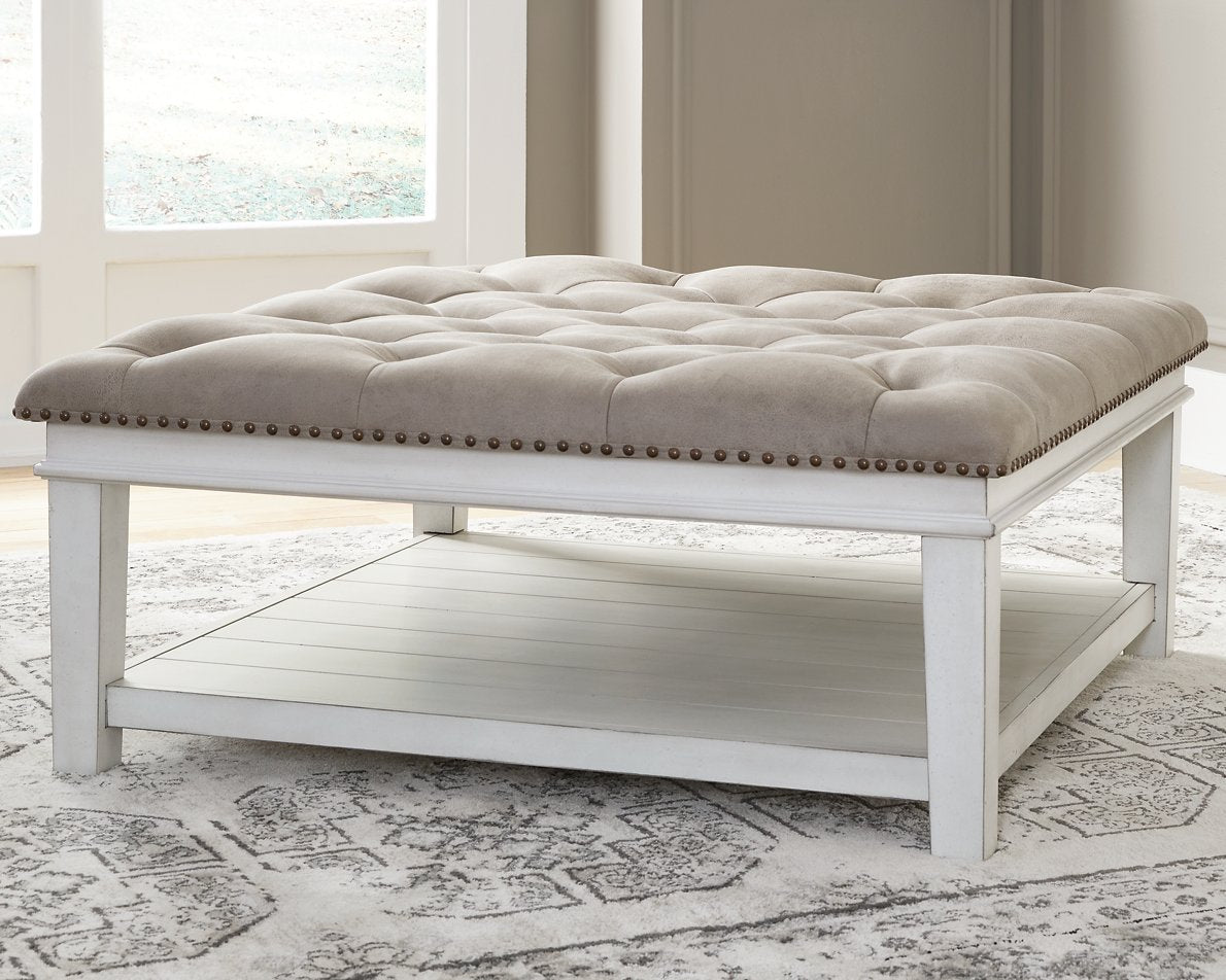 Kanwyn Upholstered Ottoman Coffee Table - Half Price Furniture