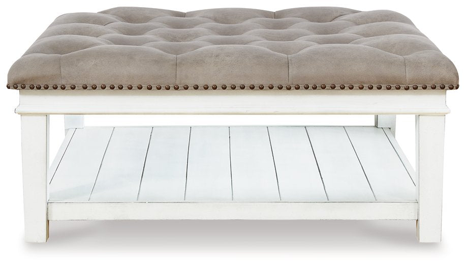 Kanwyn Upholstered Ottoman Coffee Table - Half Price Furniture