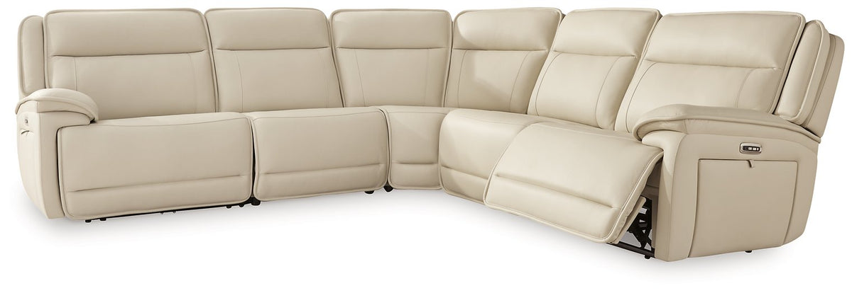 Double Deal Power Reclining Sectional  Half Price Furniture