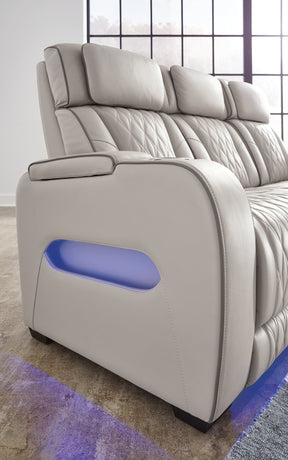 Boyington Power Reclining Loveseat with Console - Half Price Furniture