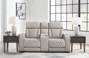 Boyington Power Reclining Loveseat with Console - Half Price Furniture