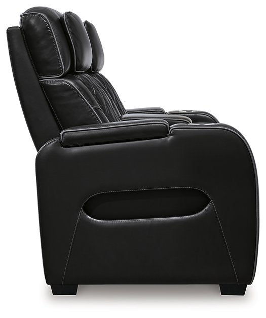 Boyington Power Reclining Loveseat with Console - Half Price Furniture