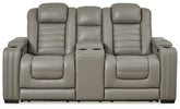 Backtrack Power Reclining Loveseat Half Price Furniture