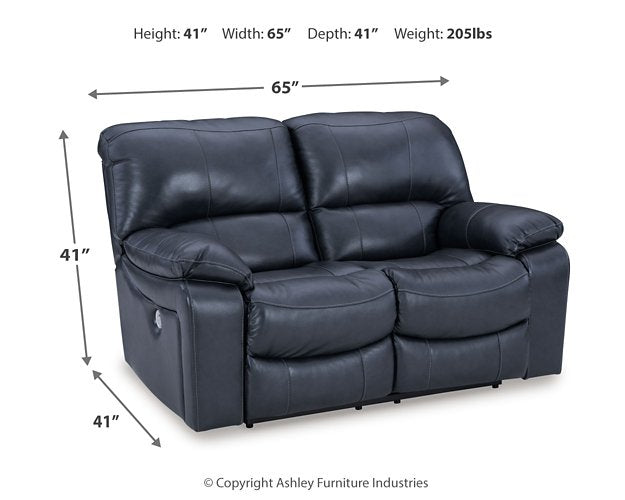 Leesworth Power Reclining Loveseat - Half Price Furniture