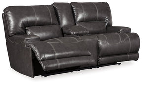 McCaskill Reclining Loveseat with Console - Half Price Furniture