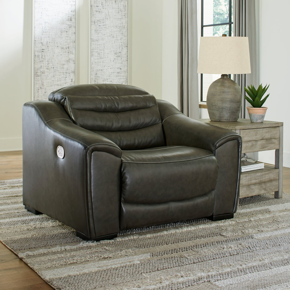 Center Line Power Recliner - Recliner - Half Price Furniture